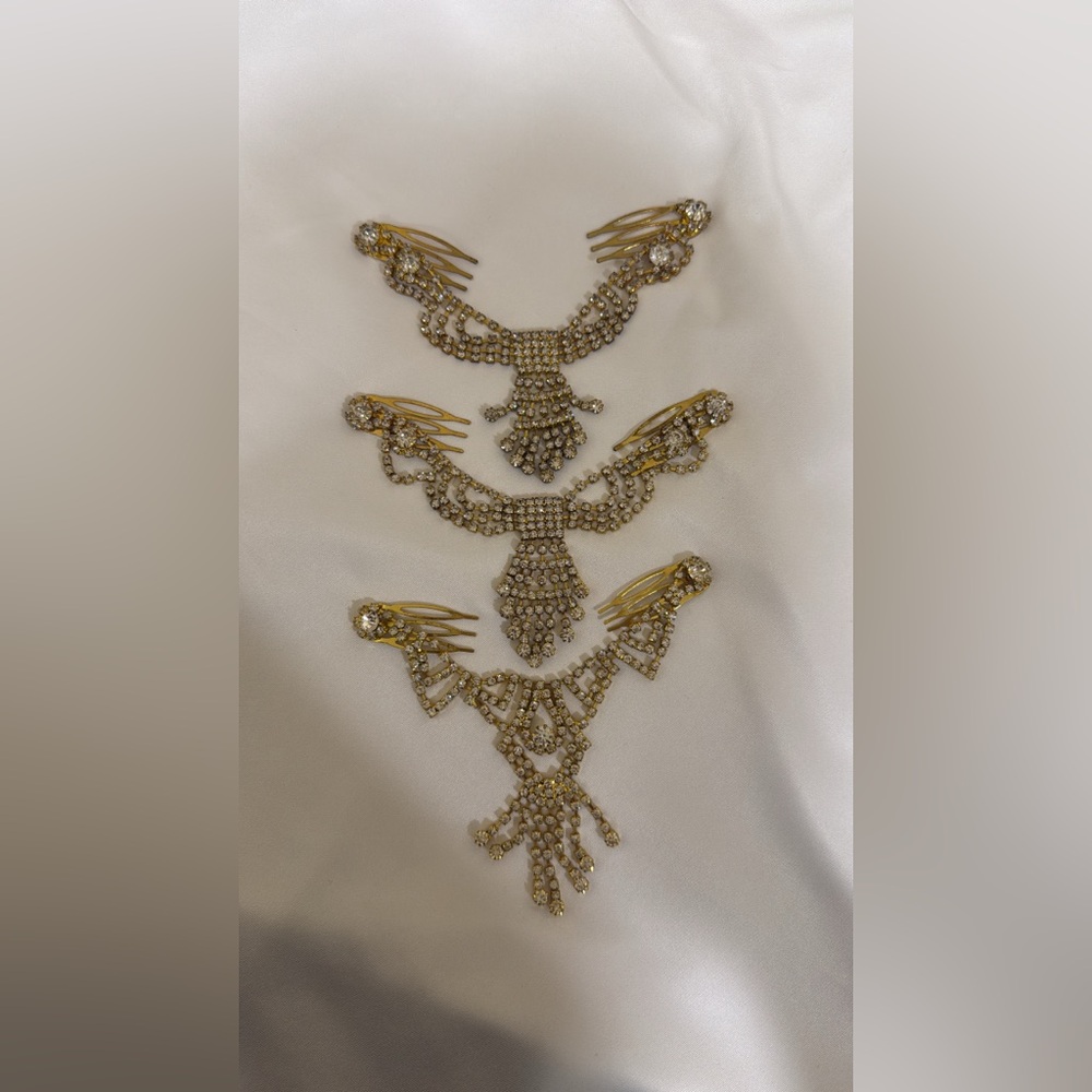 Elegant Gold and Silver Hair Accessories